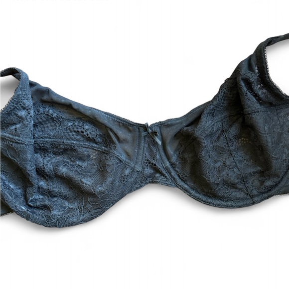 NWOT Black Lace Minimizer Bra Size 34DDD 34F - Picture 3 of 7